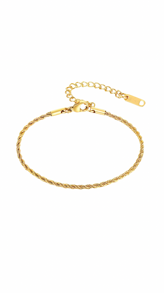 Twisted Armband Gold