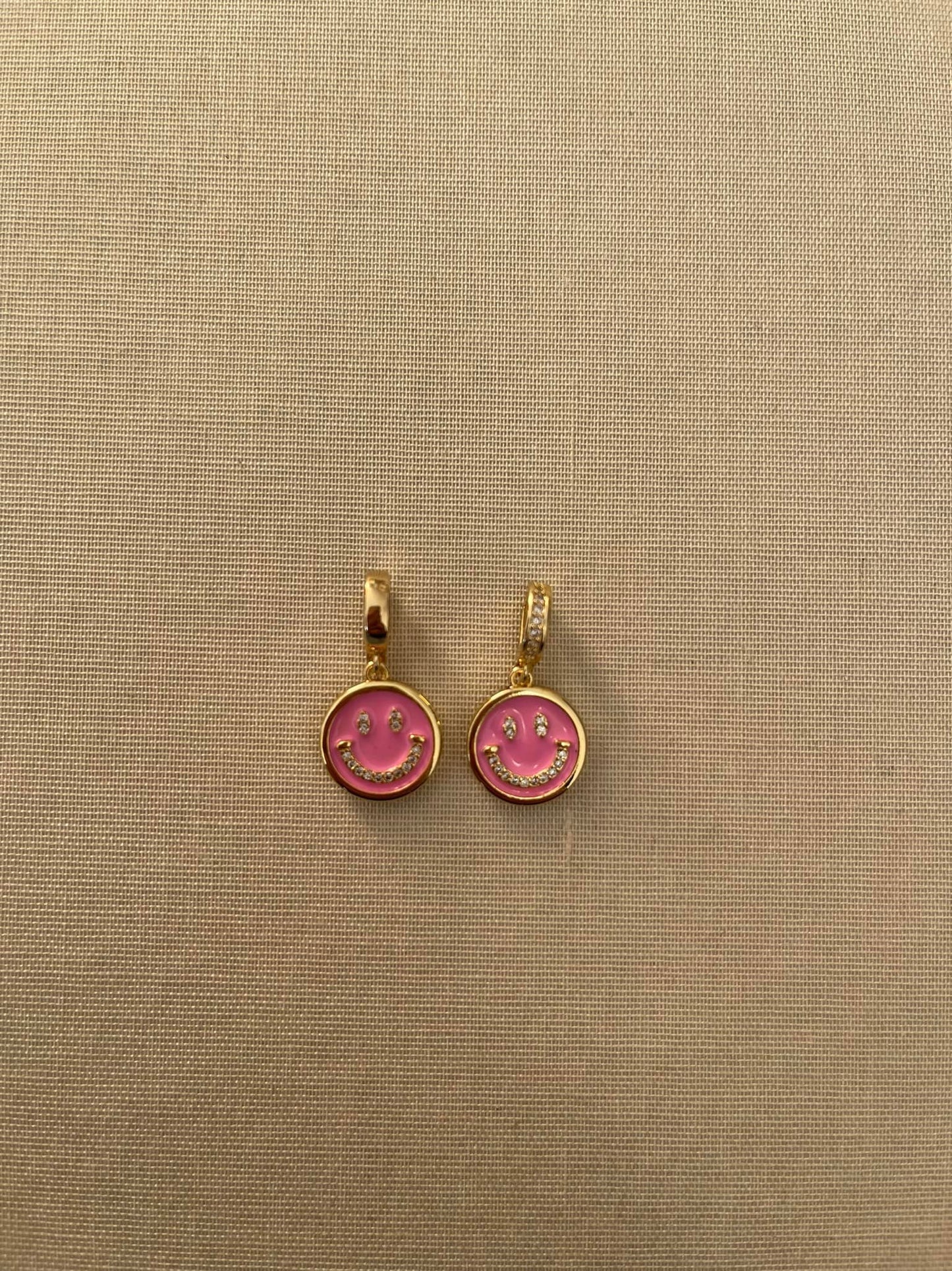 Smiley Charm Rosa