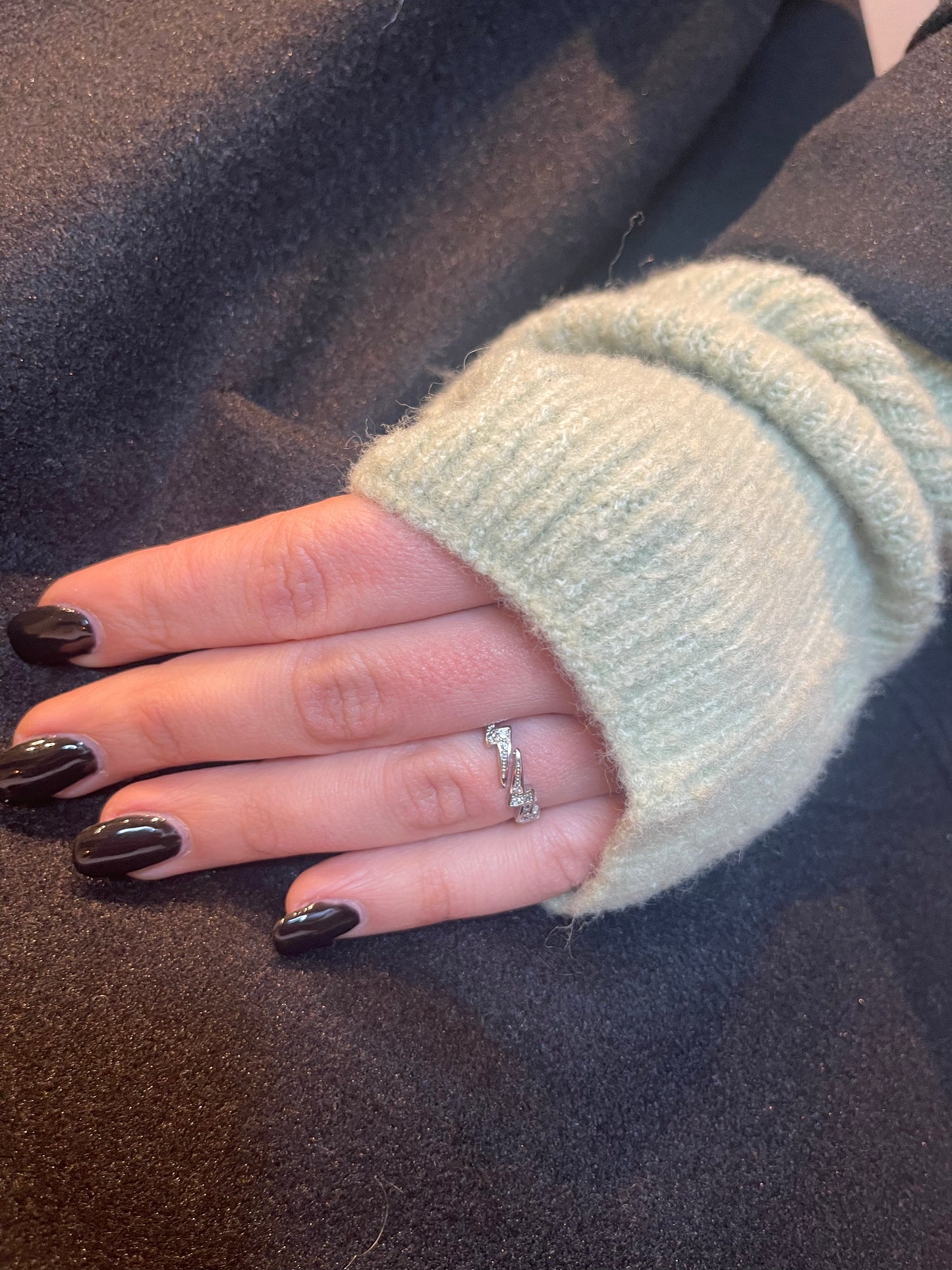 Stormy Ring Silber