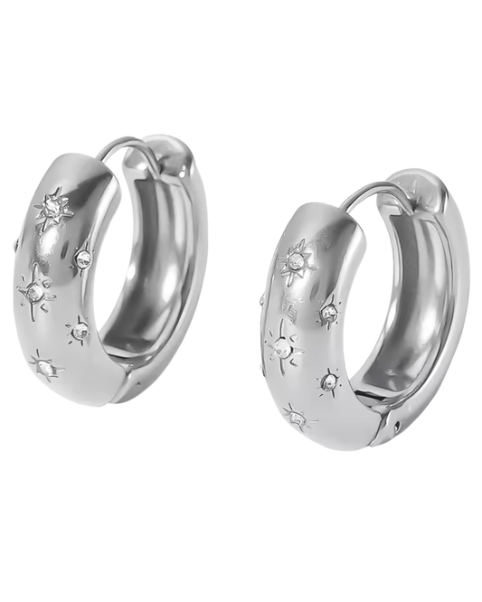 Stardust Hoops