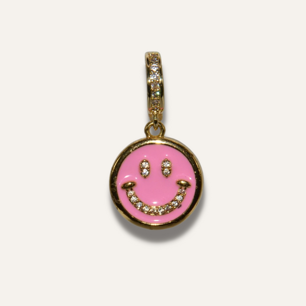 Smiley Charm Rosa