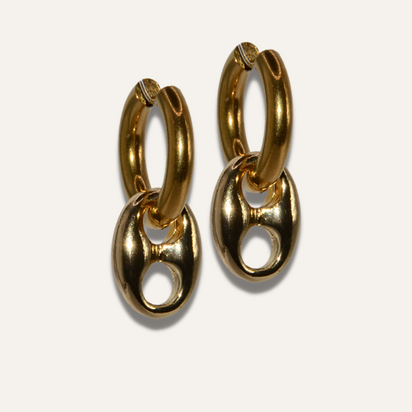 Chunky Hoops Gold