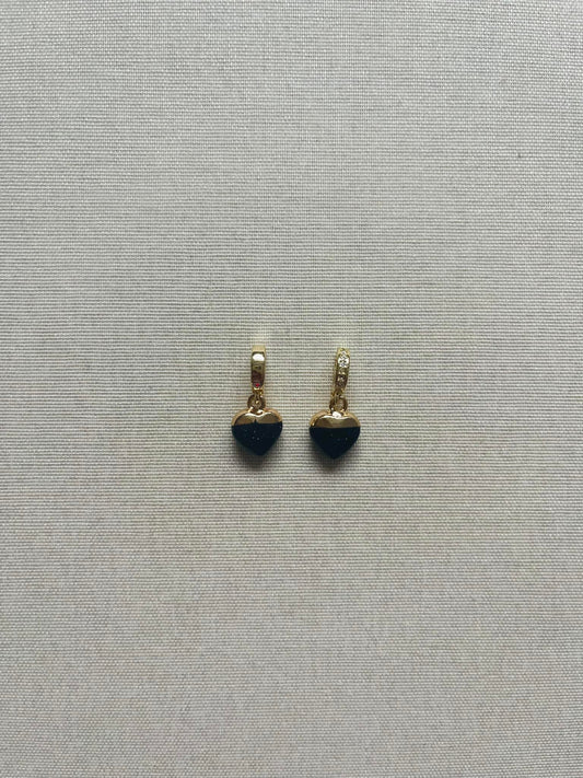 Herz Charm Blaufluss