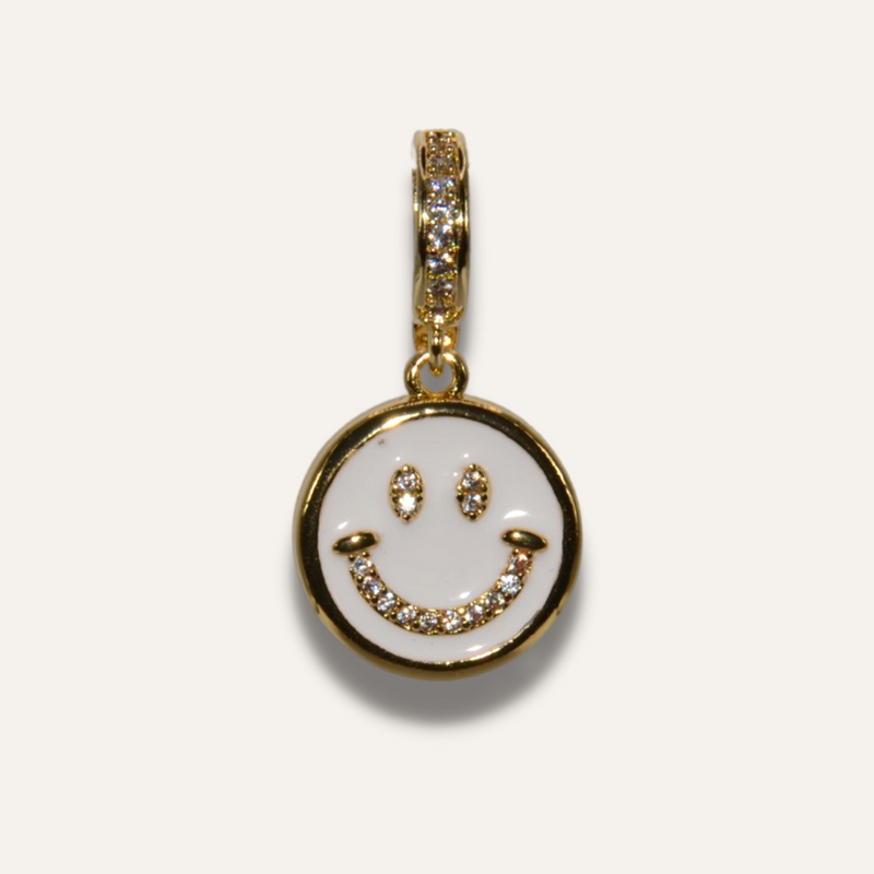 Smiley Charm Weiß