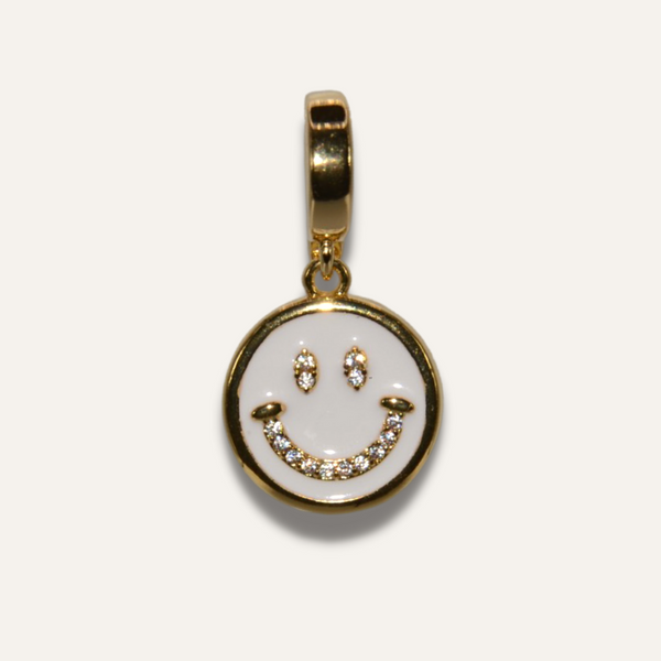 Smiley Charm Weiß