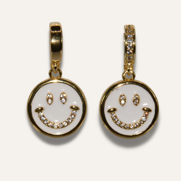 Smiley Charm Weiß