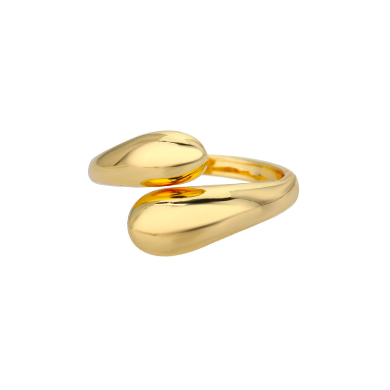 Golden Wave Ring