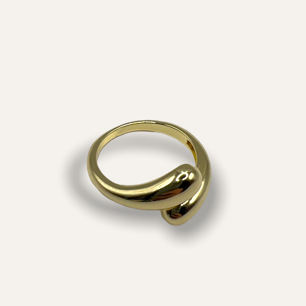 Golden Wave Ring