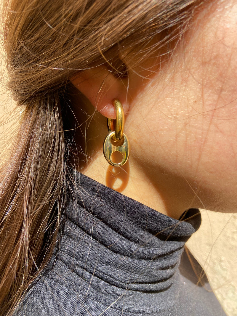 Chunky Hoops Gold